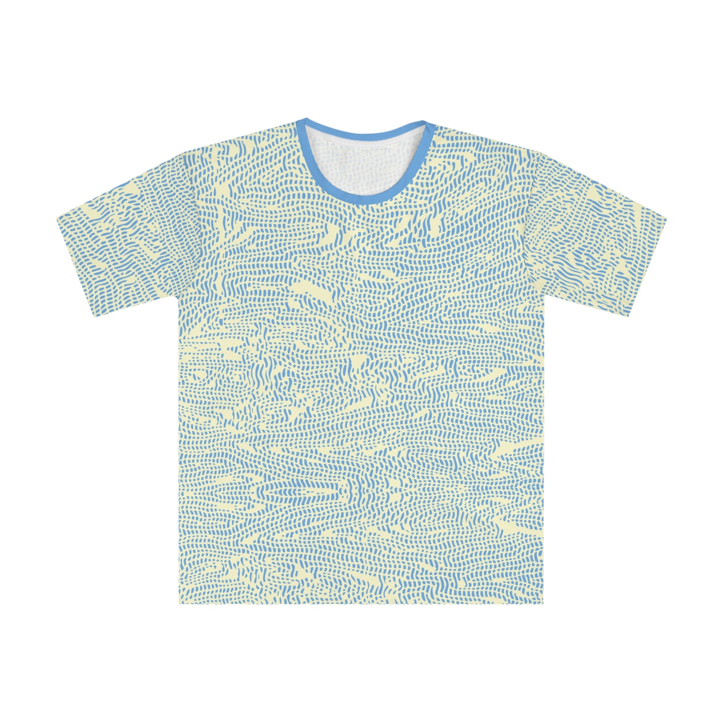 Nu-Swirl Men's T-shirt (Cream/Aqua)