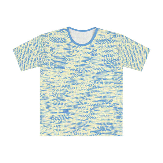 Nu-Swirl Men's T-shirt (Cream/Aqua)